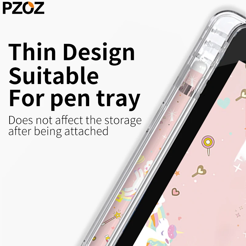 PZOZ для apple pencil 1 2 наклейки устойчивый к царапинам ультра тонкие нарисованные наклейки Стилус ручка с наклейками Нескользящая защитная бумага