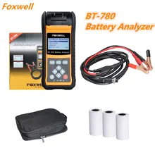 Foxwell BT780 BT-780 анализатор батареи со встроенным термопринтером