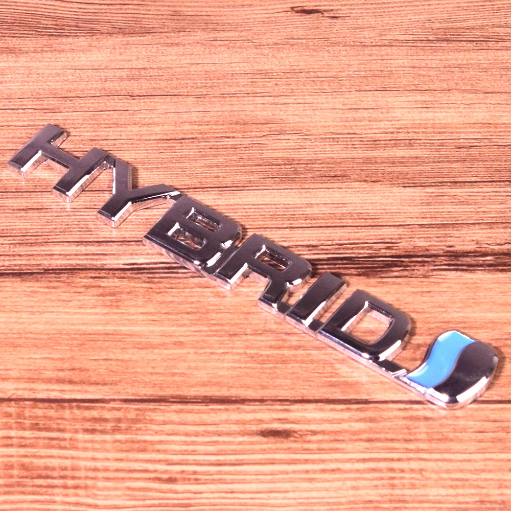 HYBRID Logo Sticker ABS Auto Emblem Refitting Badge Car Decal Fit For Hybrid Logo Toyota Camry Rav4 Reiz Lexus BMW Audi Honda  (7)