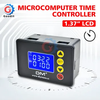 

Microcomputer Time Controller DC 12V 24V AC 110V-220V Digital Time Delay Relay LCD Adjustable Timing Relay Time Delay Switch