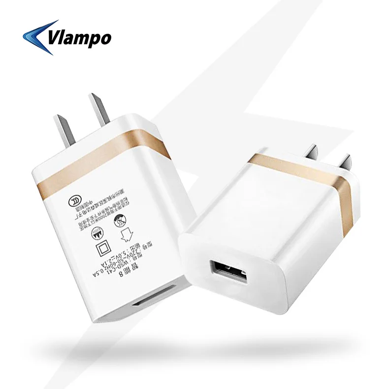 

VLAMPO 5V2A US EU Plug Socket Quick Charge universal Smart Fast Charge USB Travel Charger Power Adapter 2 Port Fast Wall Charger