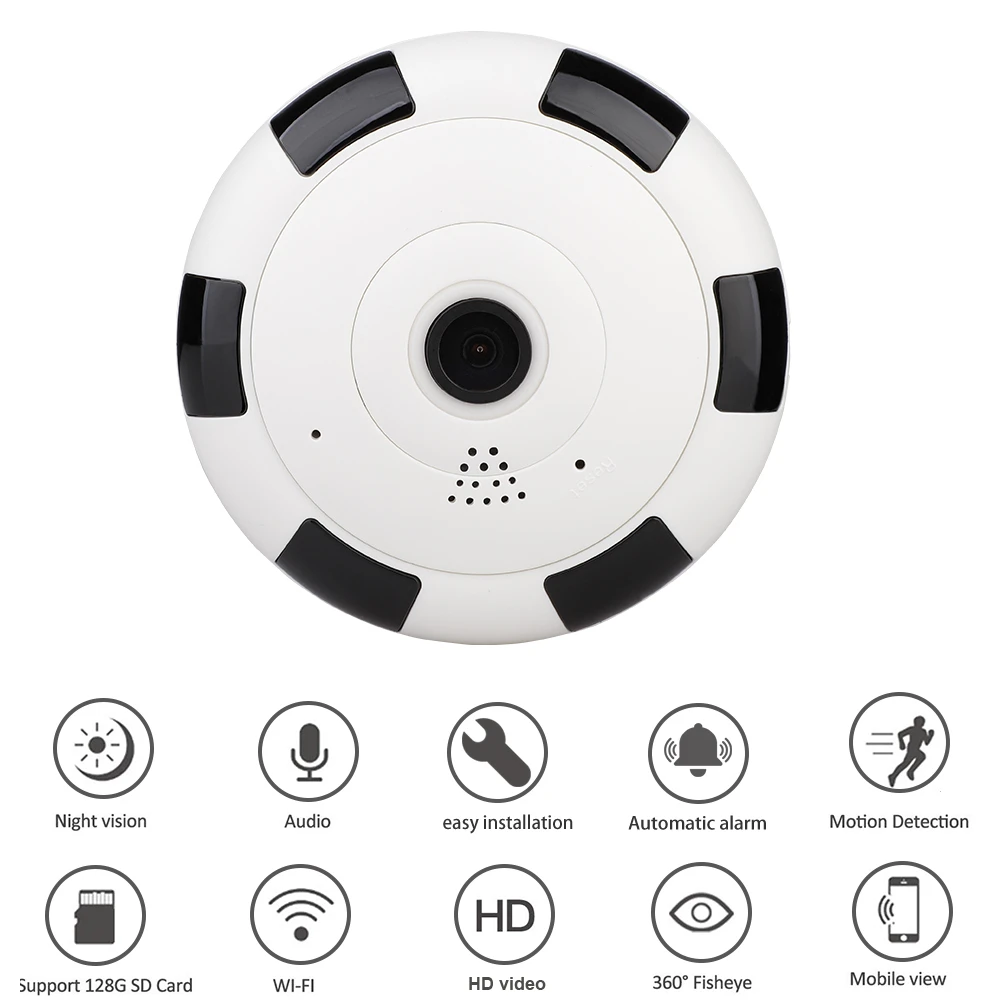  1080P 960P HD 360 Gradi Panoramica Wifi Della Macchina Fotografica Senza Fili del IP di Wifi Della 