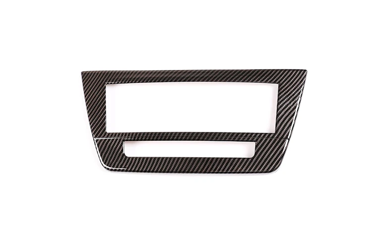 1 Pcs Central Control CD Decorative Frame Carbon Fiber ABS For Mercedes Benz C Class W204 2008-2013 Car Accessories - Название цвета: Carbon Fiber