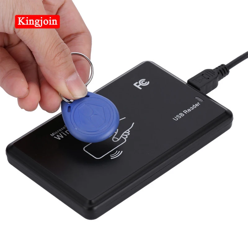 Черный USB RFID Бесконтактный датчик Smart ID EM4001 125 кГц кардридер TK4100 | Безопасность и