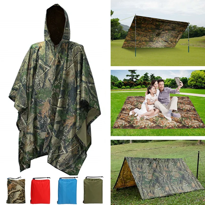 XIAOMI 3 In 1 Hiking Poncho Rain Coat 