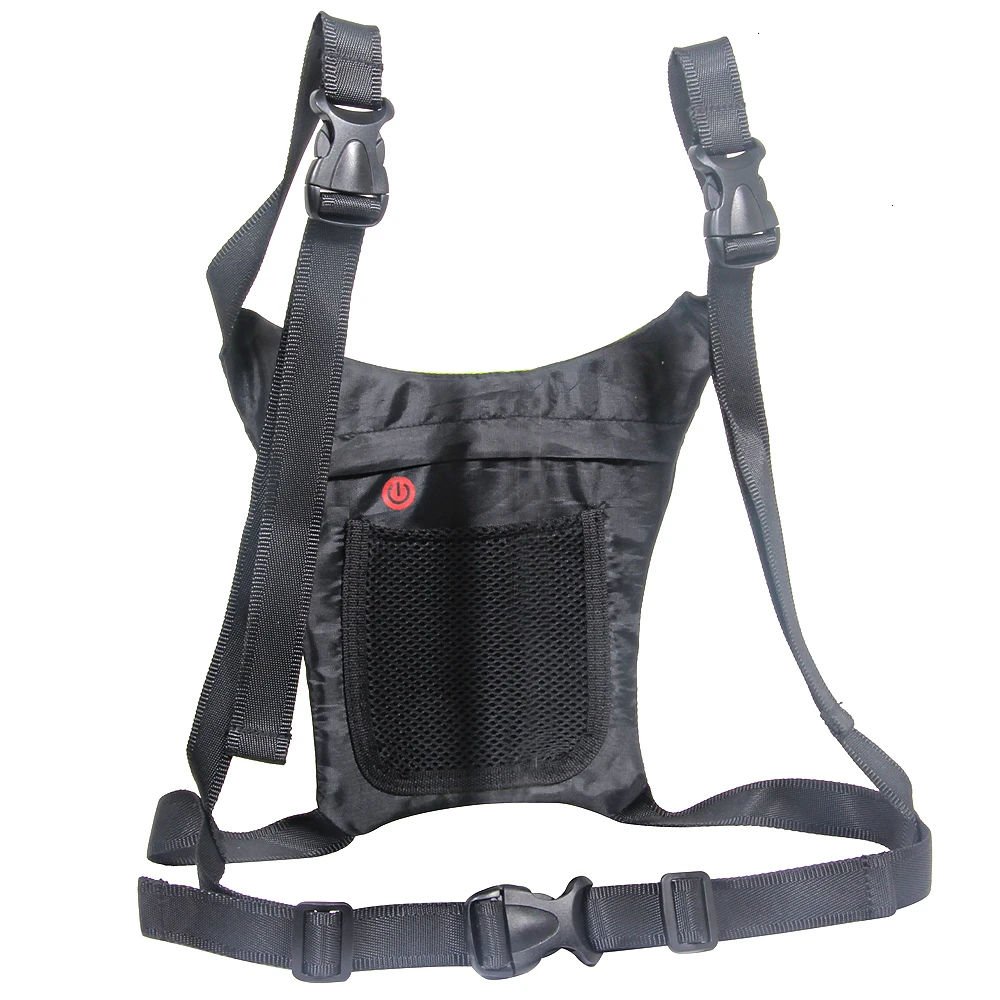 LED turn signal bag straps