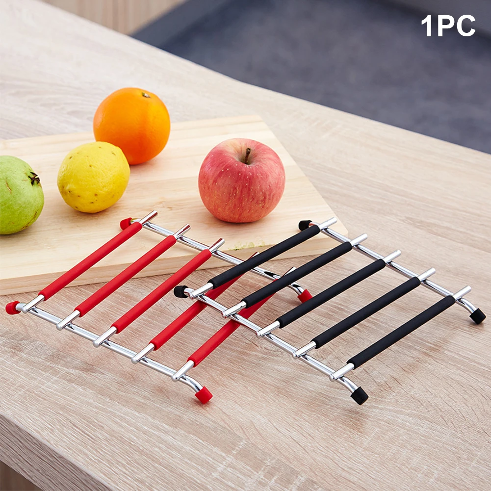 Potholder держатель из нержавеющей стали Trivet квадратный теплоизоляционный коврик для подкладок