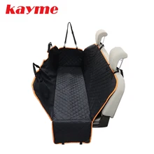 Kayme чехол для на автомобильное сиденье для перевозки собак, водонепроницаемый анти-грязный задний коврик на заднее сиденье, Pet Carriers протектор Гамак Подушка с ремнем безопасности