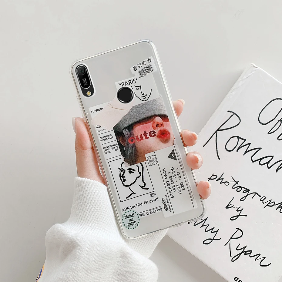 Cover Book Style Per Huawei Y6 2019 – Custodia In Pelle PU E Silicone TPU Con Funzione Stand, Retro Nero