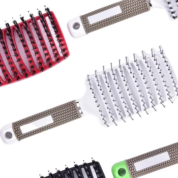 

1PC Hair Scalp Massage Comb Bristle Nylon Hairbrush Hairdressing Styling Tools