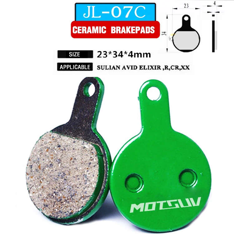 07C 2Pairs 2 пары велосипедных керамических дисковых тормозных колодок для MTB гидравлических дисковых тормозов SHIMAN0 SRAM AVID HAYES TEKTRO Magura, велосипедные прокладки - Цвет: 07C 2Pairs