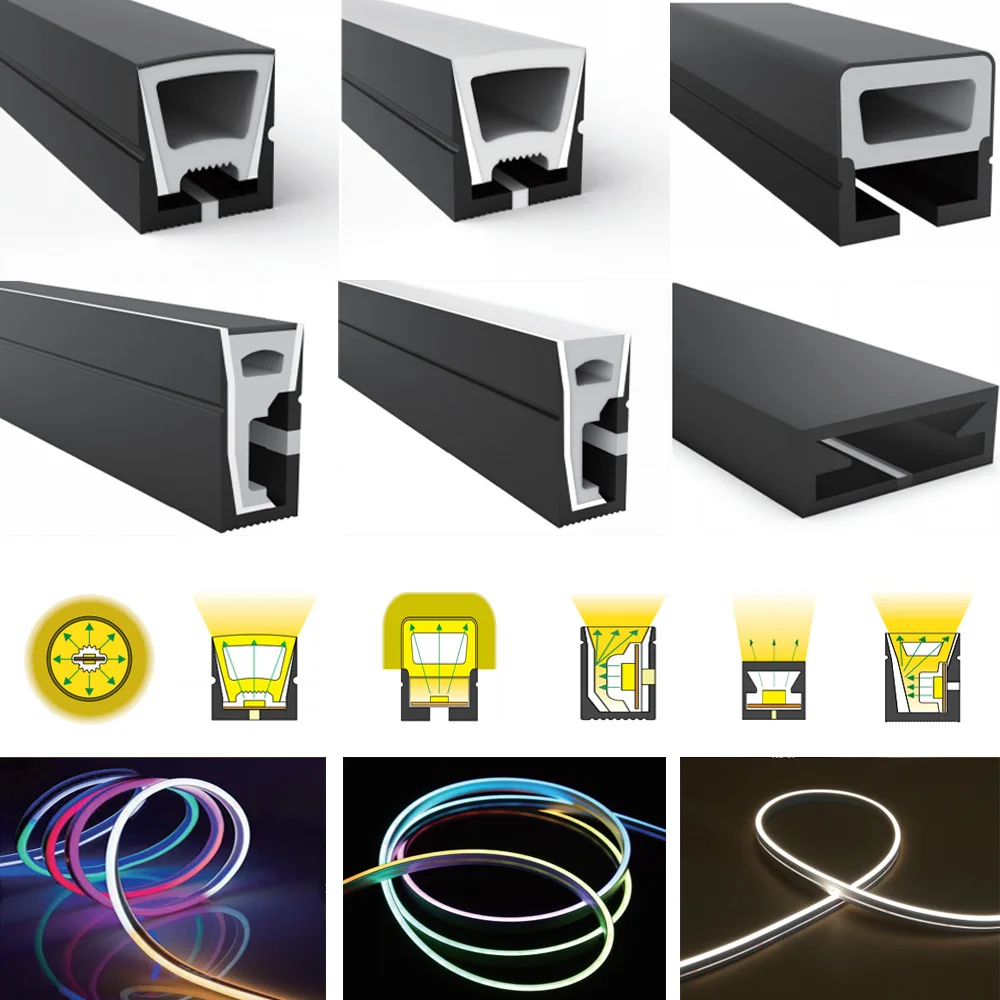 LEDNeonLightRopeTubeBlackSilicaGelSoftLampTubeWS2811WS2812BSK6812RGBWFlexibleLedStrip5050IP67Waterproof1-5M-AliExpress39