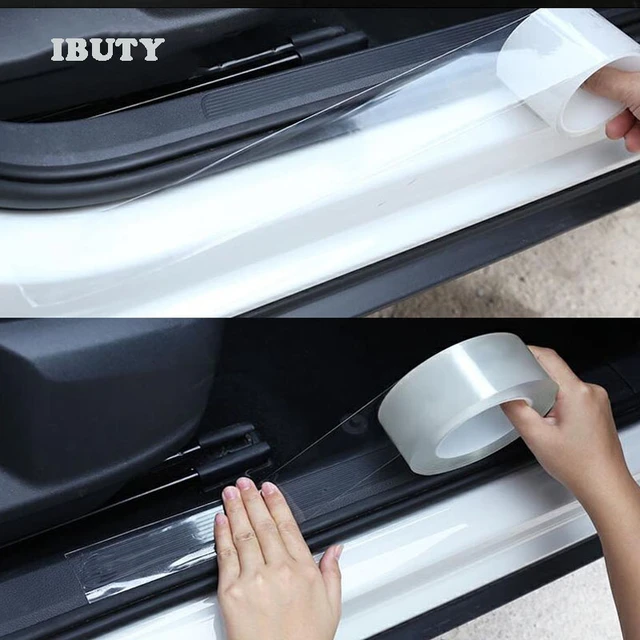 Bande de Protection de seuil de porte de voiture transparente, autocollant  anti-rayures pour Mazda 2 6 Atenza 3 Axela CX30 CX5 CX3 - AliExpress