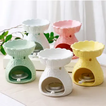 

Ceramic Incense Burner Aromatherapy Pedestal Essential Oil Lamp Beauty Salon Bedroom Essential Oil Incense Burner