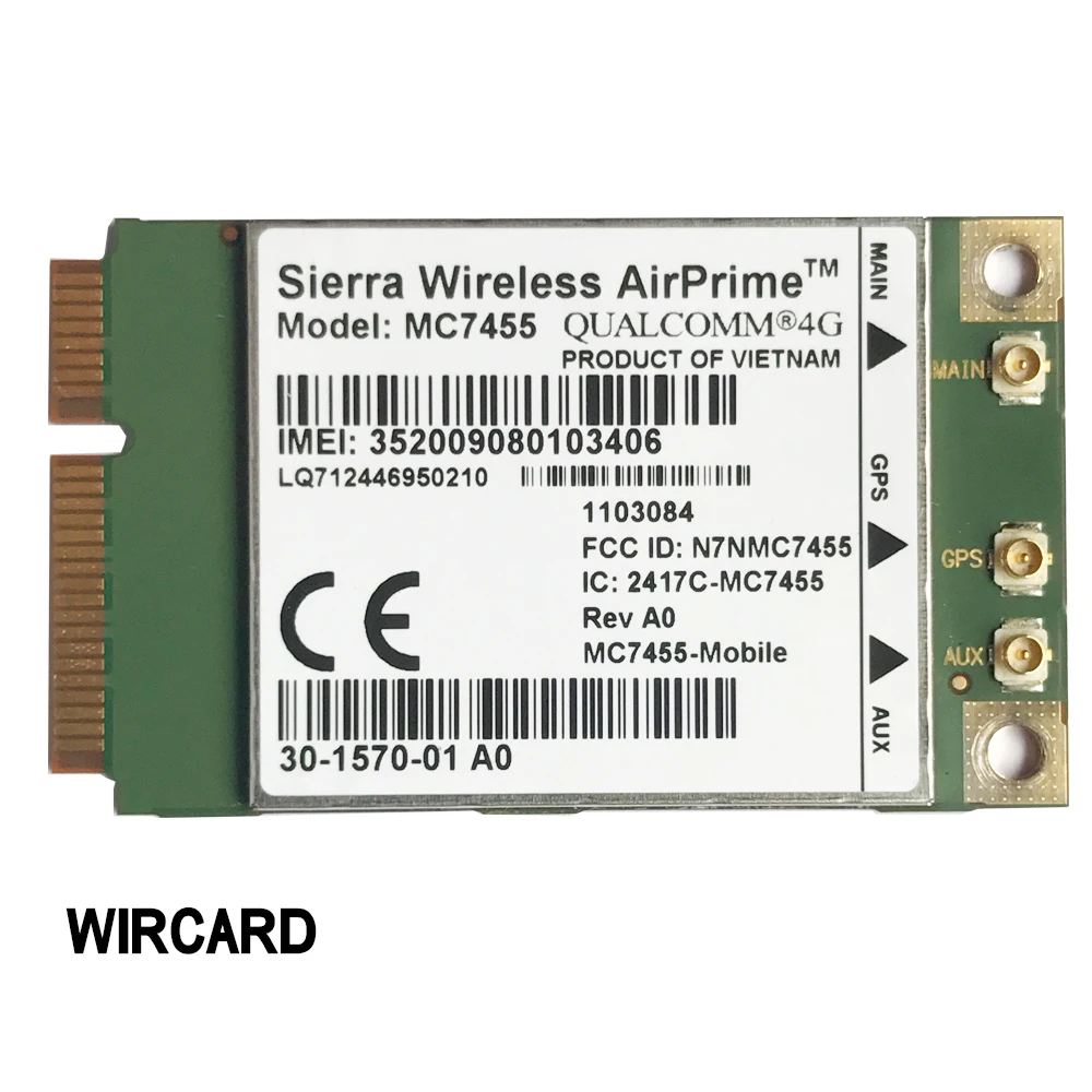 MC7455 LTE 4G карта mini PCI E FDD TDD модуль Cat6 для ноутбука|3G модемы| |