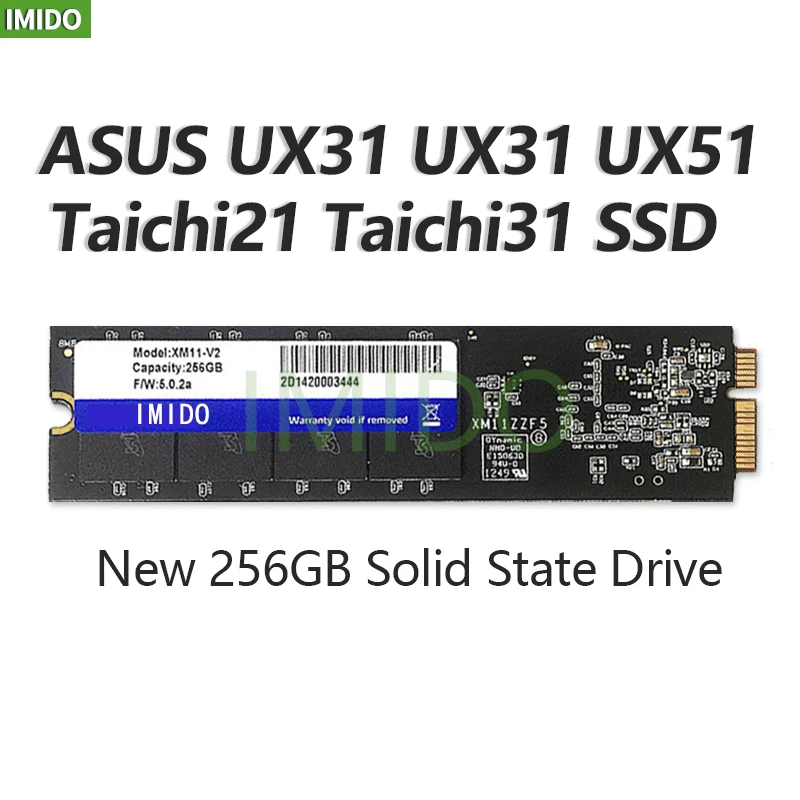 Новый твердотельный накопитель XM11 V2 128 ГБ 256 для ноутбука ASUS Zenbook UX21 UX31 UX21A UX31A UX21E