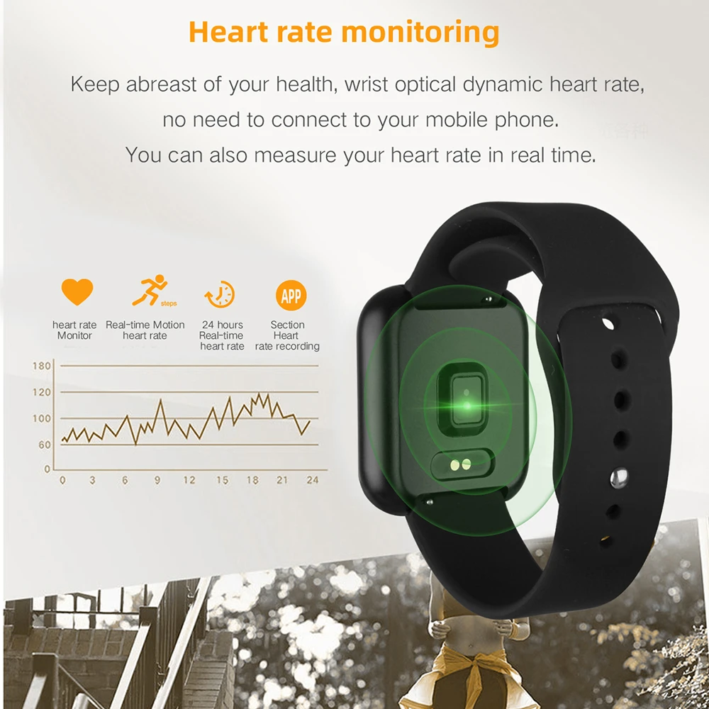  P80 Smart Watch Bracelet With Blood Pressure Heart Rate Monitor Pedometer Fitness Tracker Band Smar - 32807266543