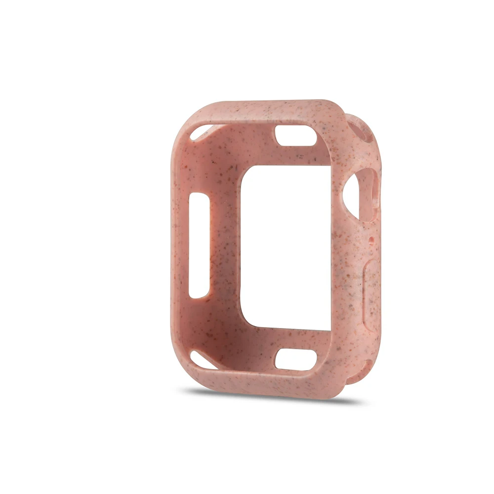 Чехол из ТПУ с конфетными элементами для apple watch 5, 4, 3, 2, 1, цветная Защитная крышка для iWatch 38, 42, 40, 44 мм, ультратонкая рамка, ремешок