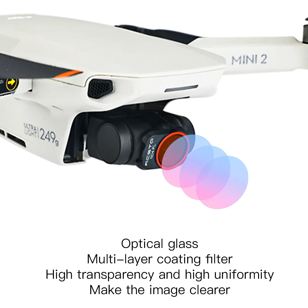 New DJI Mini 2 Camera Lens Filter for DJI Mavic MINI 1/2/SE Drone Filter Set UV ND CPL 4/8/16/32 NDPL Accessories
