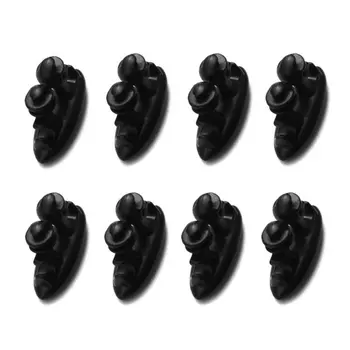 

8pcs Car Styling Car Wire Cable Holder Tie Clip Organizer Charger Line Clamp Cable Tidying Self-adhesive Interior Accessories