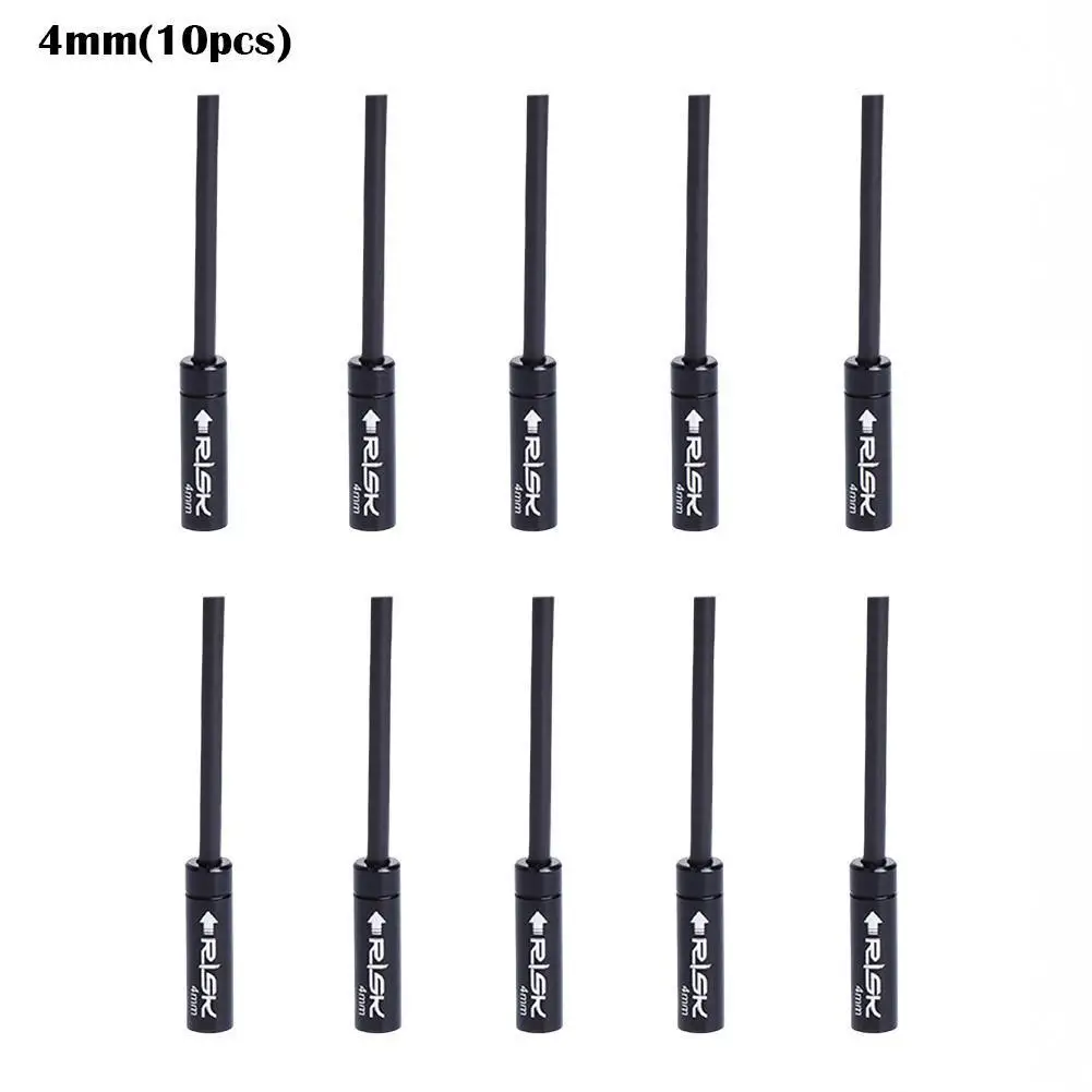 10 Pcs New Bike Aluminum Alloy Oiling Rat Tail Pipe Brake Cover Cap Waterproof Wire Tube Dust Bicycle Cable H0N7 | Спорт и