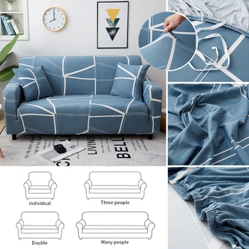 

1/2/3/4 Stretch Sofa Covers All-inclusive Stretch Sofa Cover Seater Slipcovers Spandex Full Sofa Cover Loveseat Couch Home Decor