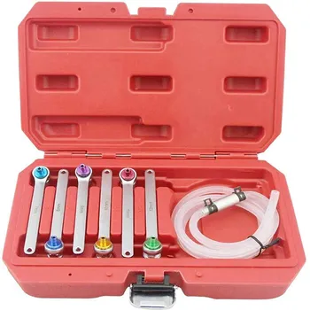 

Brake Bleeder Wrench Kit 6 Pieces 7 8 9 10 11 12 mm Bleeder Wrenches Brake Bleeding & Hydraulic Clutch Systems Wrench Set and Dr