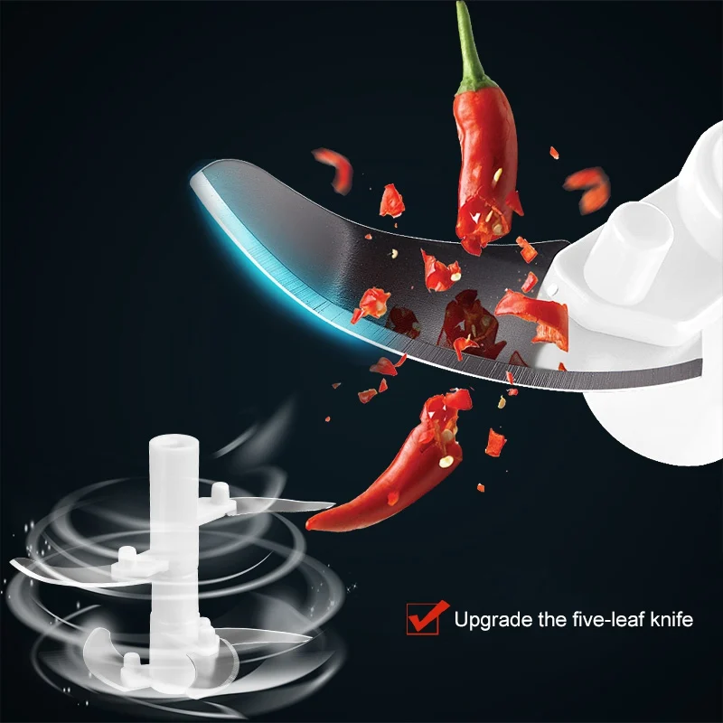  Durable Kitchen Manual Food Chopper Set Household Vegetable Choppers Shredder Multifunction Food Pr - 4000095369937