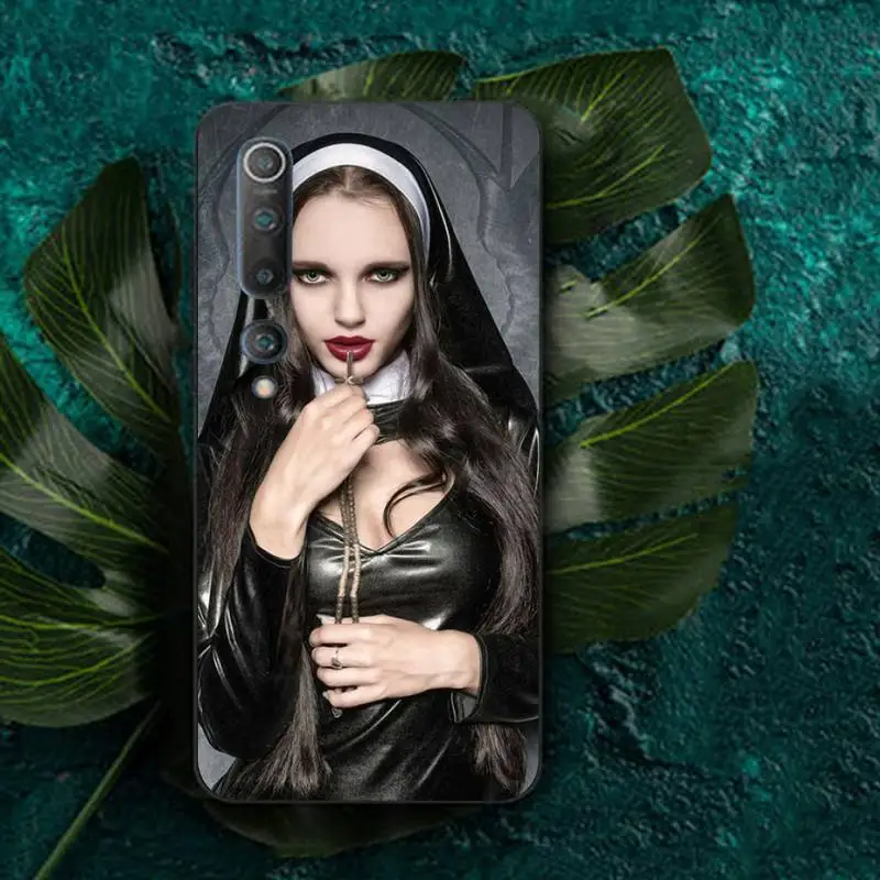 xiaomi leather case FHNBLJ Sister Style Nun Sexy Girl Soft Silicone TPU Phone Cover for RedMi note 4 5 6 7 5a 8 8pro xiaomi mi mix2s case xiaomi leather case cosmos blue