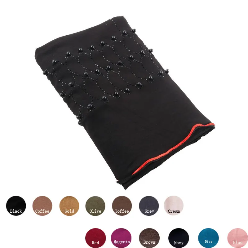 Redline D12-Two side redline Stretchy Jersey Hijab with Design 12 Scarf stones 2020 netherlands muslim women shawl | Тематическая
