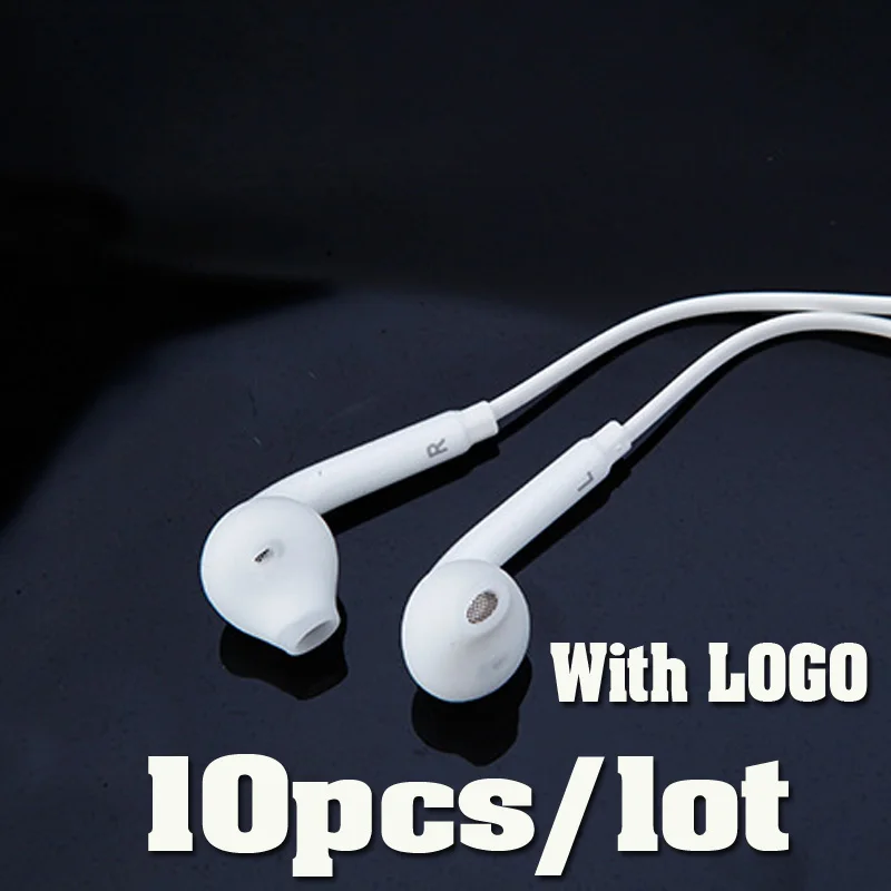 10 pcs Standard 10 шт./лот для s6 наушники в ухо наушник с микрофоном MP3 MP4 для samsung Galaxy S7 S6 s8 s9 s10 край наушники Xiaomi - Цвет: 10 pcs Standard