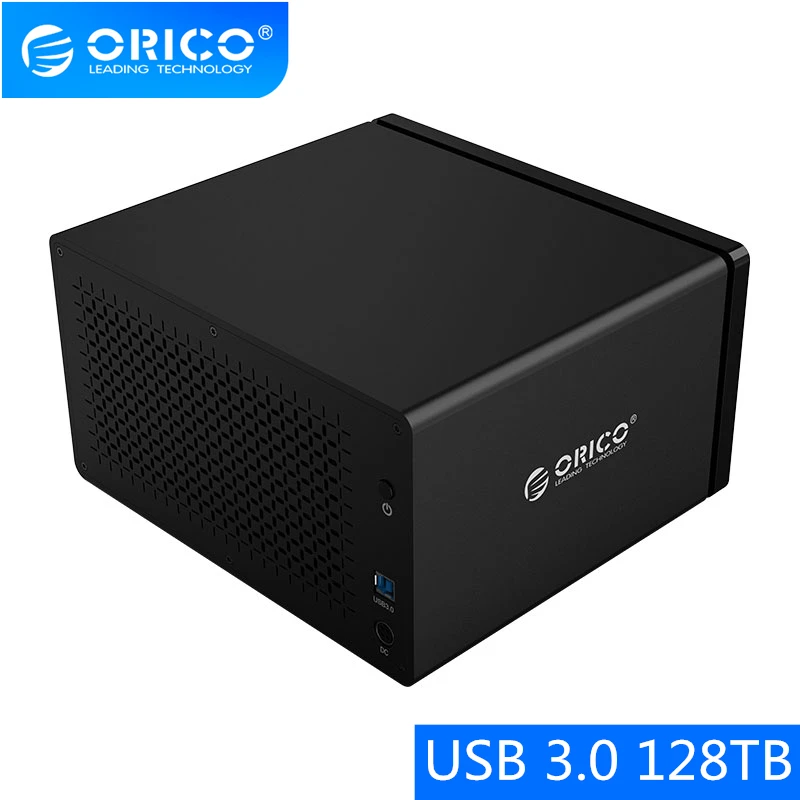 Корпус для жесткого диска ORICO 3 5 &quot8 Bay USB 128 поддержка ТБ контента 12 в 10 а внешний