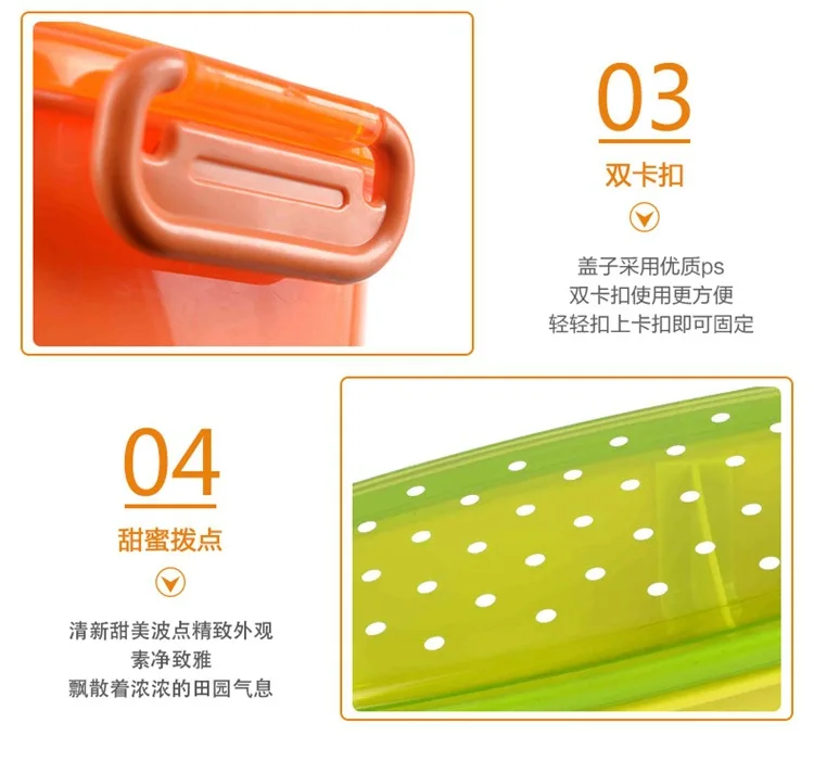 Yingcai Creative Single Layer Children Lunch Box Cute Popularity Airtight Food Grade Seperated Container Rectangular Lunch Box