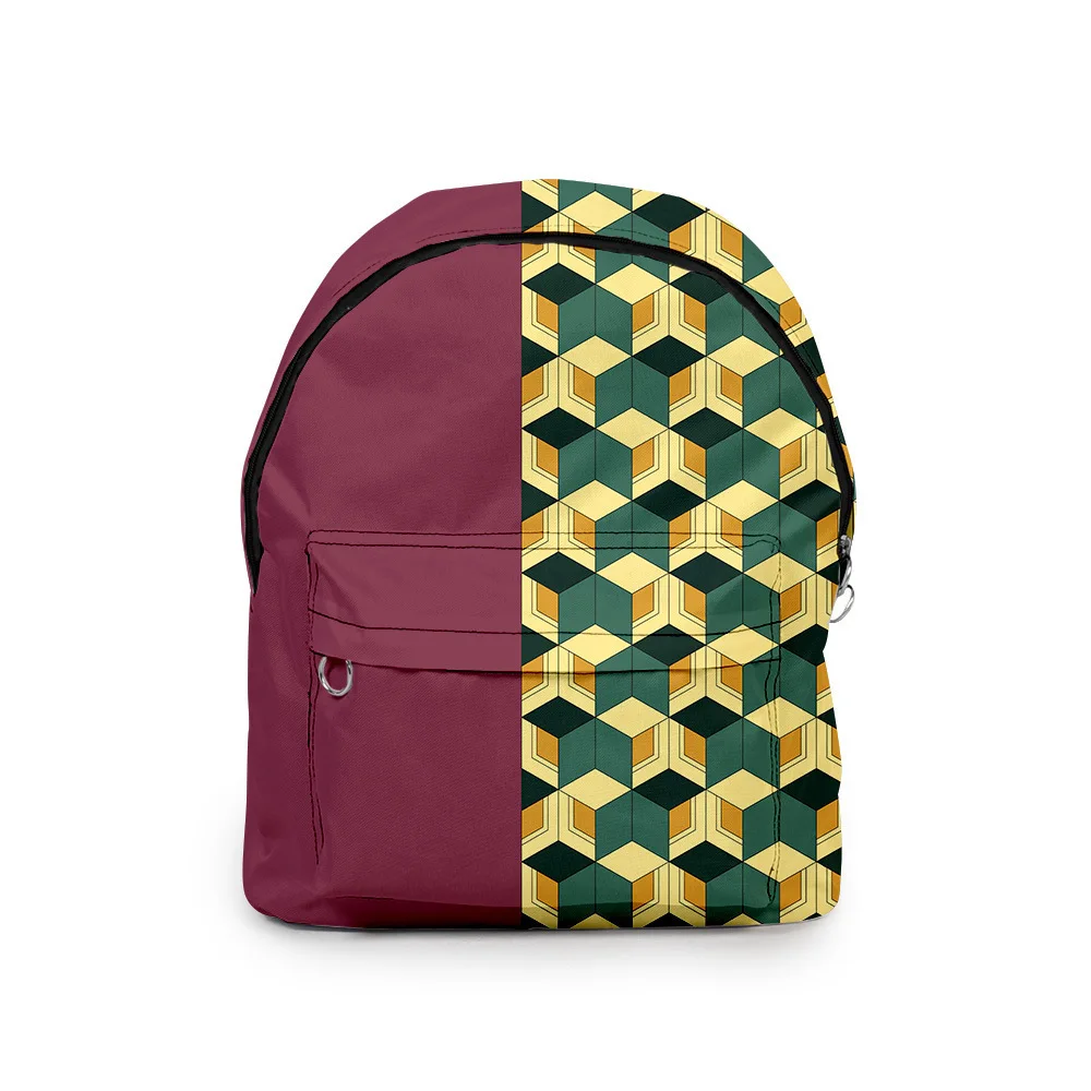 

2020 New 3D Backpack Demon Slayer Printing Shoulder Bag Men And Women Bag Oxford Cloth College Style School Bag For Teenage