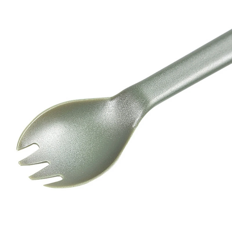 5 Pcs/Set Plastic Spork Spoons Portable Outdoor Camping Hiking Utensils Tableware Multifunctional Picnic Flatware | Спорт и