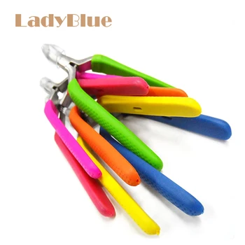 

Multicolor Cuticle Nippers Scissor Clipper Cutter Dead Skin Remover Plier Manicure Tool Fingernail Trimming