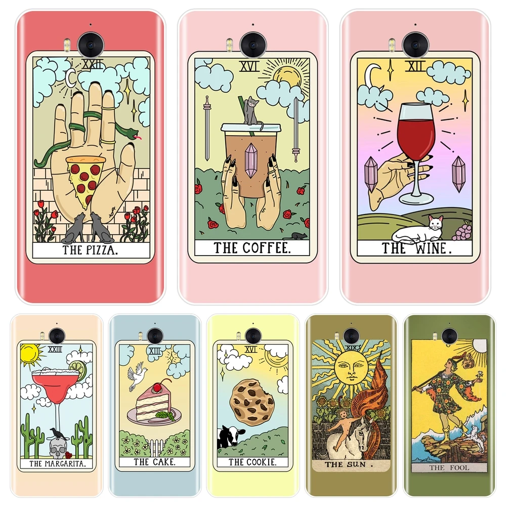 

Soft Phone Case For Huawei Y3 Y5 Y6 Y7 2017 II Pro Egypt Tarot Food Silicone Back Cover For Huawei Y5 Y6 Y7 Prime 2018 Y9 2019