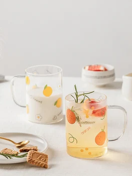

Crystal Flower Juice Glass Bottle Mini Round Whiskey Cute Wedding Nordic Coffee Fashion Milk Tea Pretty Xicara Drinkware BY50BB