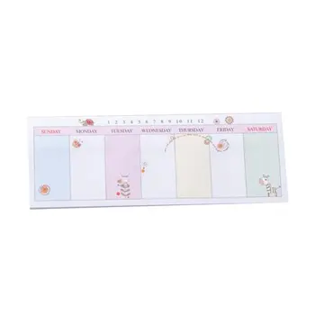 

Unique Cartoon Design Memo Pad Bookmarks Notes Index Posted It Weekly Planner Stationery School Supplies