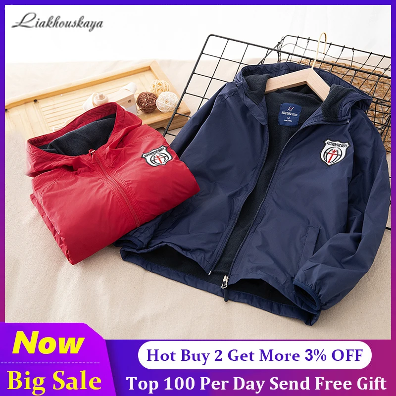 Chaquetas de marca para ropa Moda de Primavera, abrigo impermeable, rompevientos, prendas de vestir para niños, forro Polar para niños de 3 a 12 años|Chaquetas y abrigos| - AliExpress