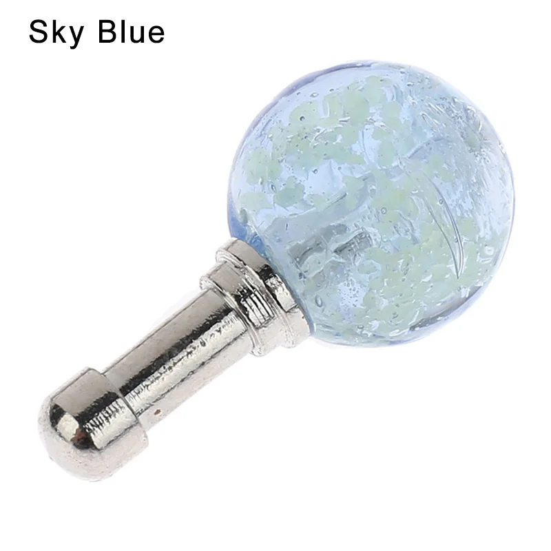 Sky Blue Светящийся ночной Светильник 3,5 мм разъем для наушников Пылезащитная заглушка гарнитура для наушников Пробка для мобильного телефона аудиомобиль для телефона Пылезащитная заглушка - Цвет: Sky Blue
