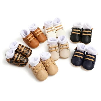 

Hot Sale Baby Boys Shoes Newborn Toddler Shoes 8 Colors Infant Boys Girls PU Anti-slip Casual Sneakers Baby First Walkers