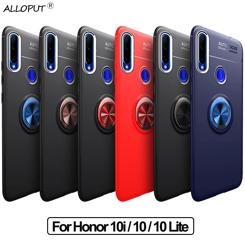 

Magnet Ring Case For Honor 10i 10 Lite Case Anti-Shock Bumper Phone Back Cover Honor10i Honor 10i 10 i HRY-LX1T Original Case