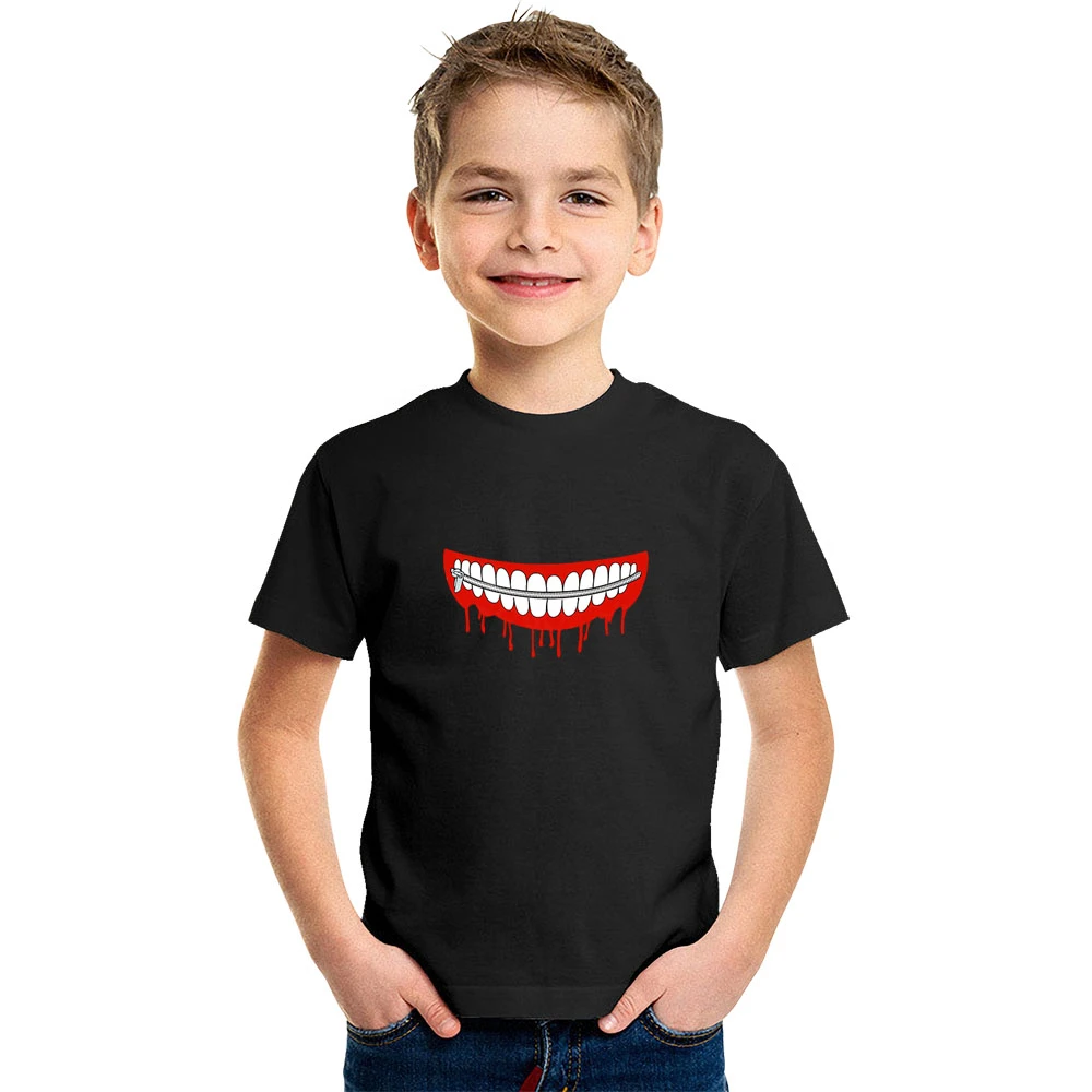 Summer Children S Clothing Anime Tokyo Ghoul Boys Short Sleeve T Shirt Men Women Family T Shirt Tees Cotton Baby Clothes Matching Family Outfits Aliexpress