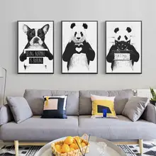 

GATYZTORY Oil Painting By Numbers Panda Dog Handpainted Unique Gift Pictures By Numbers Animal For Adults Home Decoration