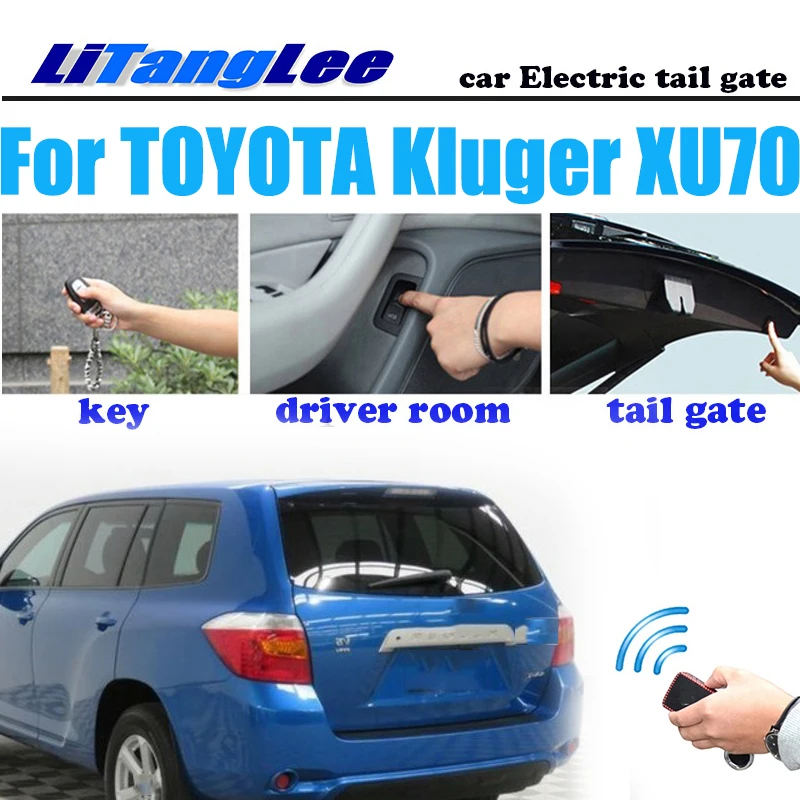 

LiTangLee Car Electric Tail Gate Lift Tailgate Assist System For TOYOTA Kluger XU70 GSU55 2013~2020 Remote Control Trunk Lid