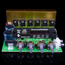 Bluetooth чтение карты 2,1 тяжелый сабвуфер 300 Вт высокой мощности усилитель доска бытовая машина Импортные трубки 3 канала