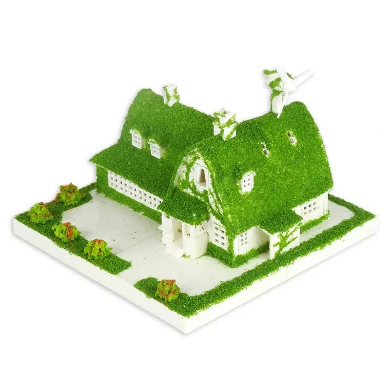 Лесной кукольный дом Миниатюрный DIY Собранный набор самоклеющиеся хижины установленный Дети Детские развивающие игрушки