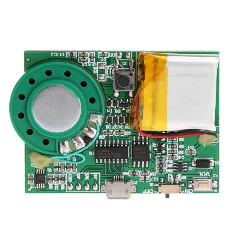 

Music Playing Board Greeting Card Voice Module Button/Light Induction Control