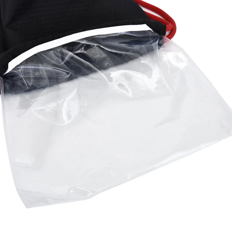 Molhado e seco drawstring mochila com caixa